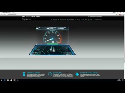 Internet UPC SpeedTest 250Mb/s Test