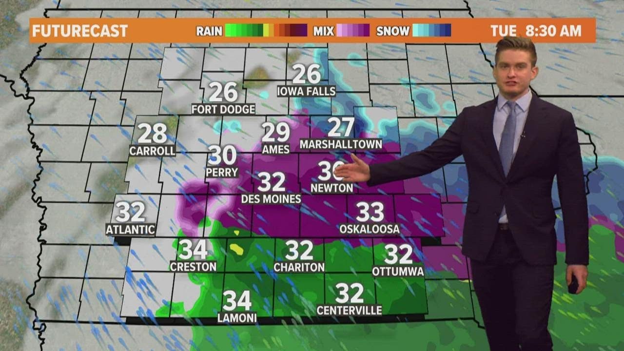 Tuesday Morning Des Moines Weather Forecast 12282021 YouTube