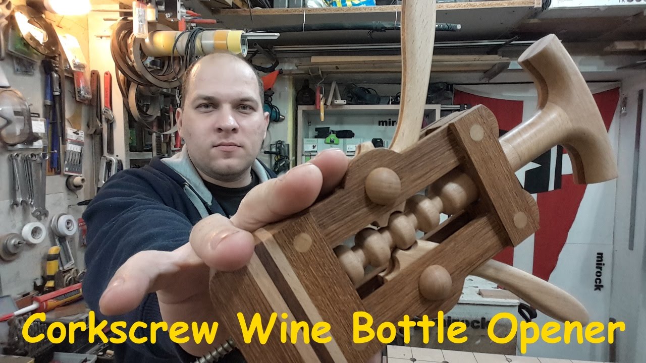 Homemade Wooden Corkscrew Process Of Making YouTube Homemade Wooden Corkscrew Process Of Making YouTube