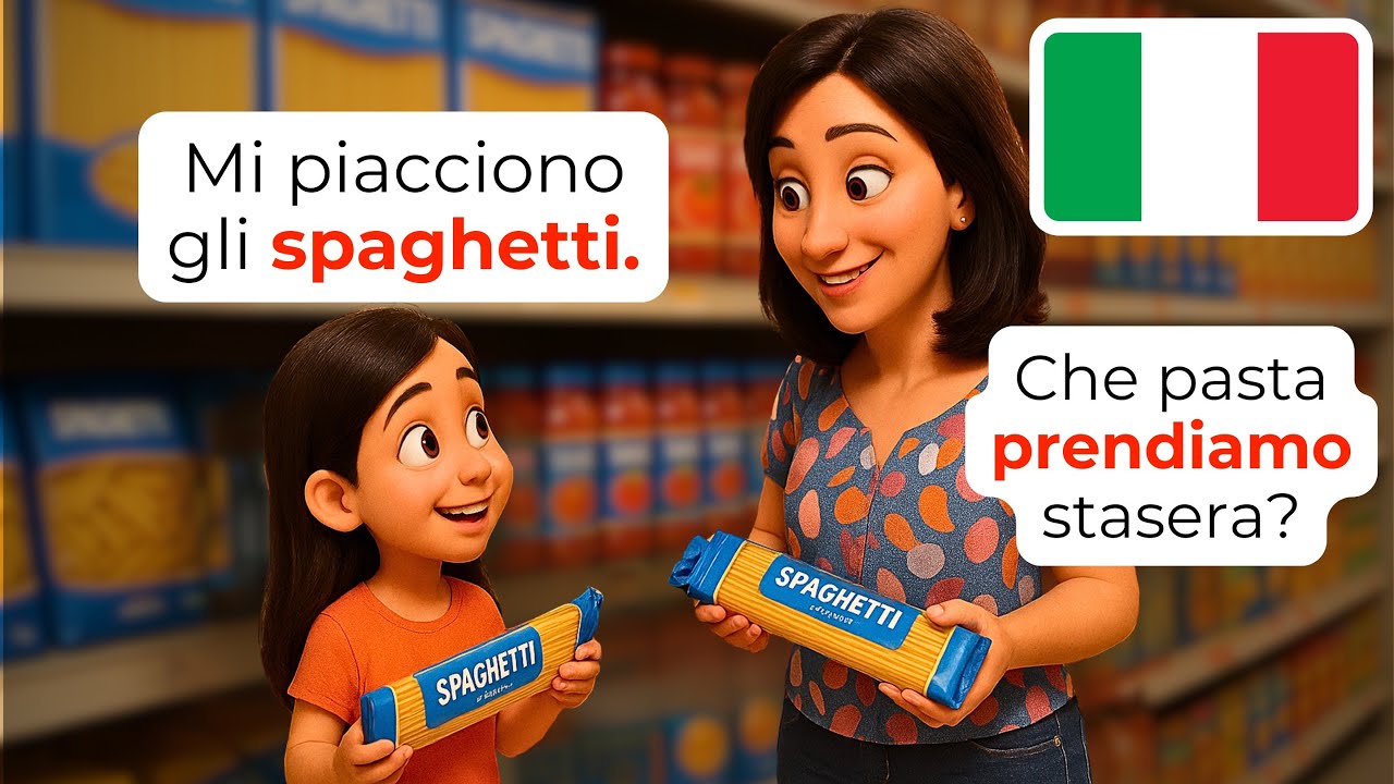 🇮🇹 Освойте итальянские покупки: 15 разговоров в супермаркете | A1-A2 | Учите итальянский