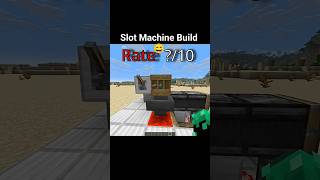 Minecraft Easy Slot Machine Build 😄#minecraft #slot #shorts #shortsfeed