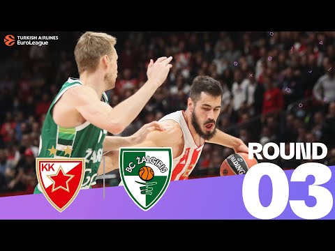 Zvezda overpowers Zalgiris in home opener | Round 3, Highlights | Turkish Airlines EuroLeague