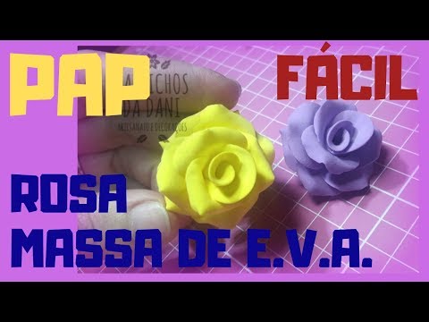 Vídeo: Como Fazer Uma Rosa De Massa