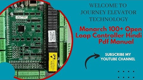 Hindi Pdf Manual Monarch100+ open loop Controller