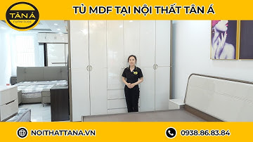 TỦ QUẦN ÁO MDF – GIỮ QUẦN ÁO LUÔN KHÔ THOÁNG, KHÔNG LO ẨM MỐC