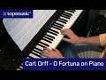 O Fortuna Carl Orff Piano Solo Tutorial