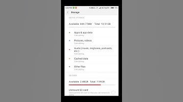 Xiaomi Mi || How to clear storage of device || clear cached data