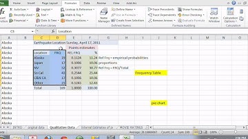 Summarizing Qualitative Data with EXCEL 2007