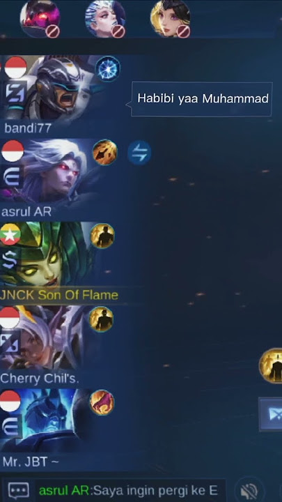 sholawat versi mobile legends
