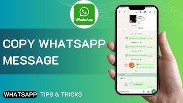 How To Copy Whatsapp Message !! Whatsapp Message Copy And Paste Kaise Kare
