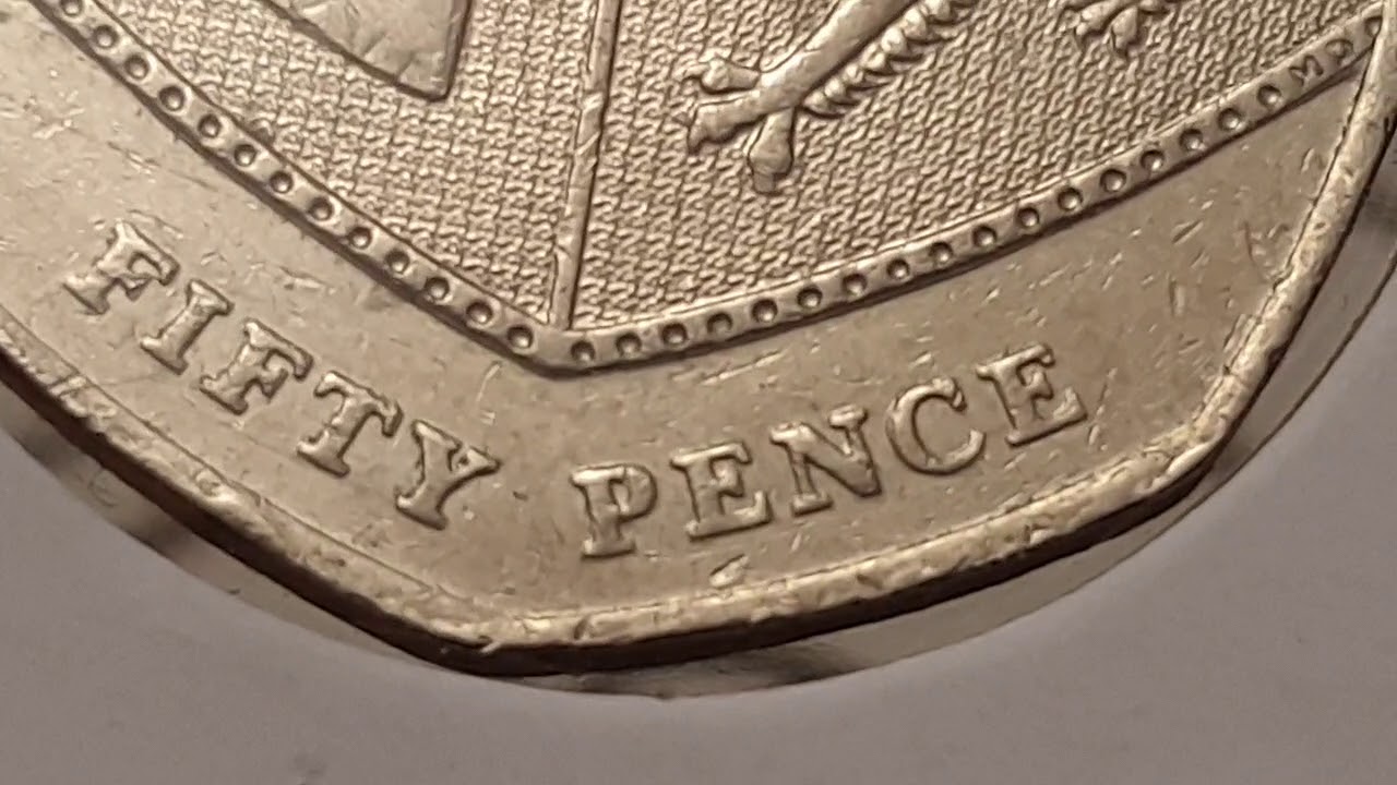 UK 50 Pence Coin Errors