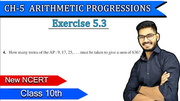 Class - 10 Question 4 Ex - 5.3  Arithmetic progression  NEW NCERT  CBSE  AP By  Rajeev Kumar