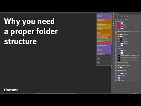 Why you need a proper folder structure in Photoshop