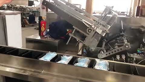 Face mask box packing machine