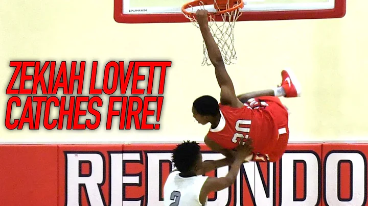 ZeKiah LoVett Shows Off SHOOTING ABILITY! Catches ...