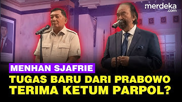 [FULL] Jawaban Menhan Sjafrie Temui Surya Paloh & Ketum Parpol Tugas Baru dari Prabowo?