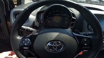 How to Find Odometer on Speedometer Display in Toyota Aygo II ( 2014 – 2021 )