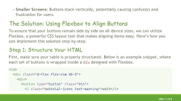 Keep Your Bootstrap 5 Table Buttons Side by Side on All Devices