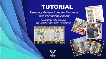 [TUTORIAL] Efficiently Creating Multiple Tumbler Mockups with Photoshop Actions in One PSD File