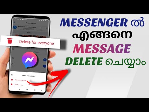 How To Delete Message For Everyone On Messenger | Malayalam