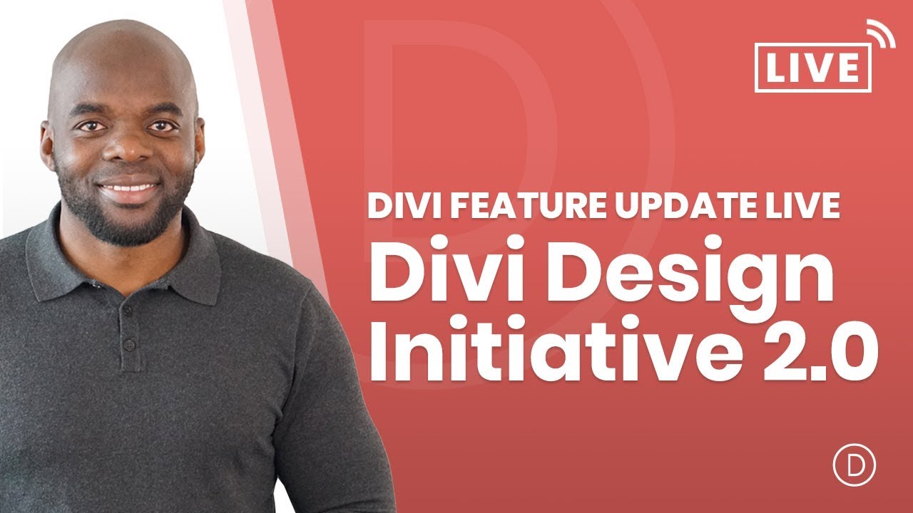 Divi Feature Update LIVE: The Divi Design Initiative 2.0 - YouTube