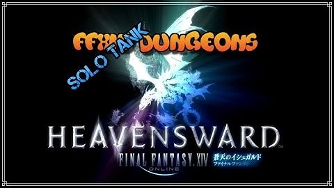 FFXIV Dungeons: The Stone Vigil - SOLO Warrior HD No Commentary Gameplay [Final Fantasy XIV: ARR]