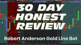 My Honest 30 Day Review Trading the Robert Anderson Gold Line Trading Bot! Scalping NQ, RTY, CL