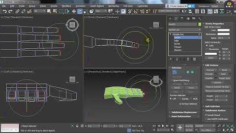 3DS맥스강좌 (손 모델링 Hand Modeling) 1103 01