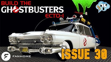 Fanhome Ghostbusters Ecto-1 model partwork kit build issue 30 stages 111-114