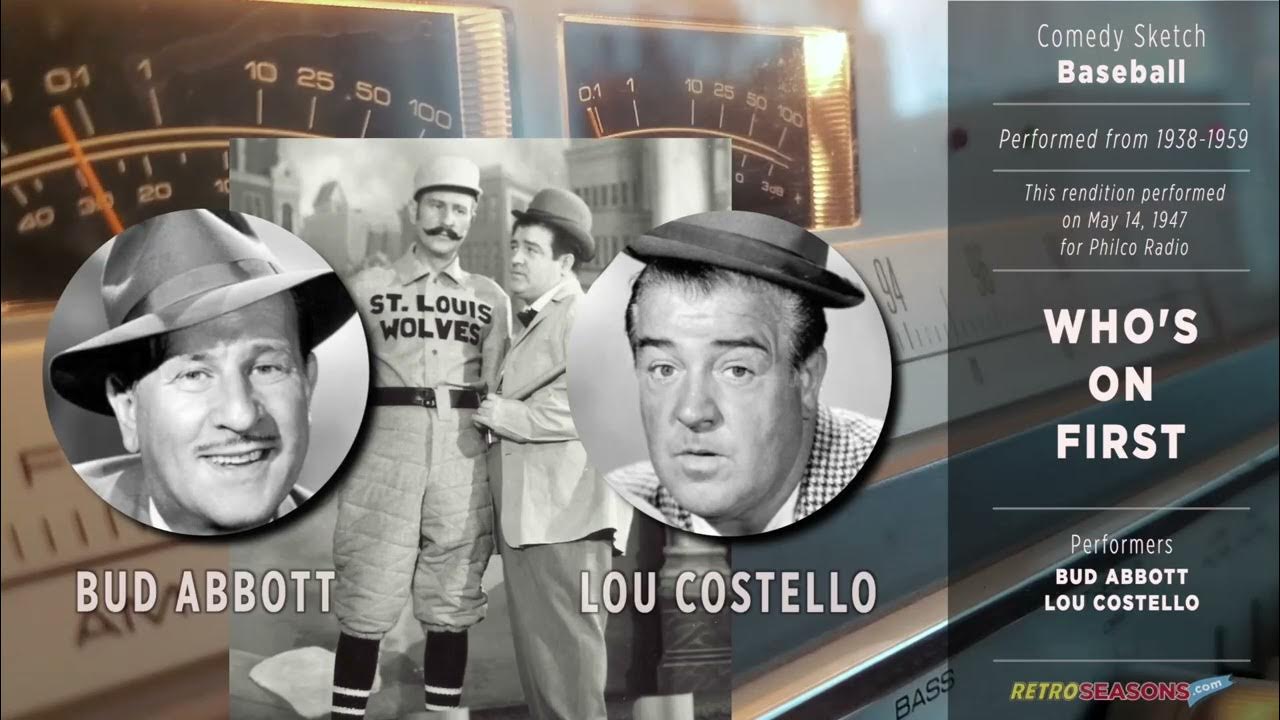 Abbott And Costello Who's On First Lyrics 1947 • Baseball Clip • Abbott and Costello - Who's on First • Radio