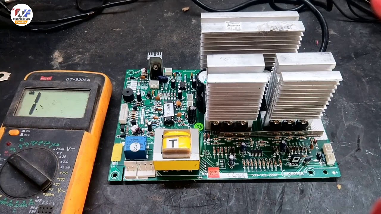 Microtek Inverter 875 E2 Circuit Diagram