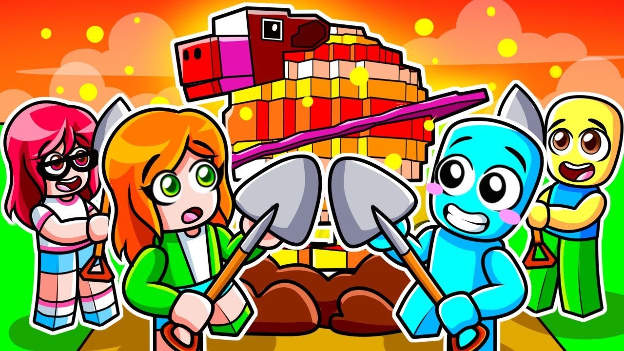 Jugamos Cava un BRAINROT en Roblox!