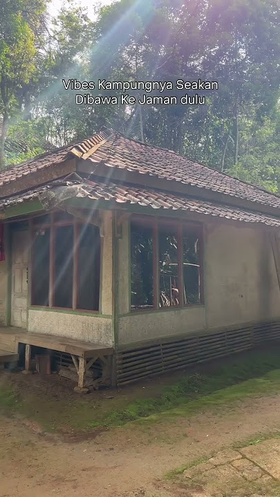 Suasana Kampung Zaman Dulu – Nostalgia Pedesaan yang Bikin Rindu | Kampung Vibes Indonesia #shorts