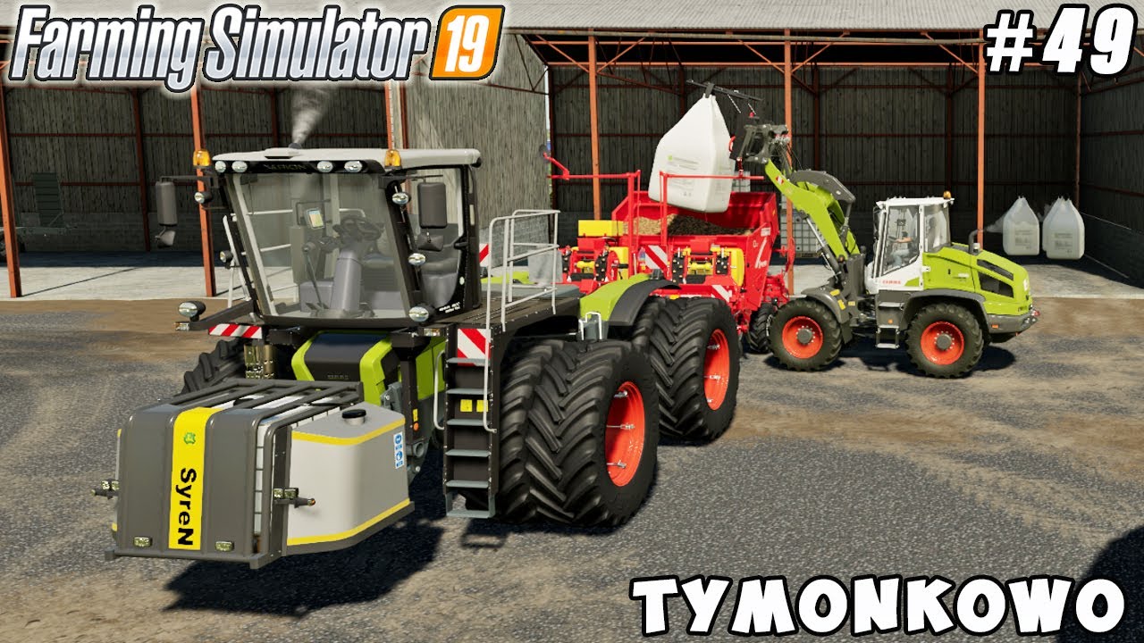 Manure spreading, new equipment for planting potatoes and poplar | Tymonkowo | FS 19 | Timelapse #49