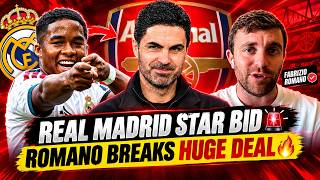ARSENAL NEWS TODAY 💣 REAL MADRID STAR BID 🚨 ROMANO BREAKS HUGE DEAL 🔥 GEORGIAN GEM SIGNED 👑 screenshot 3