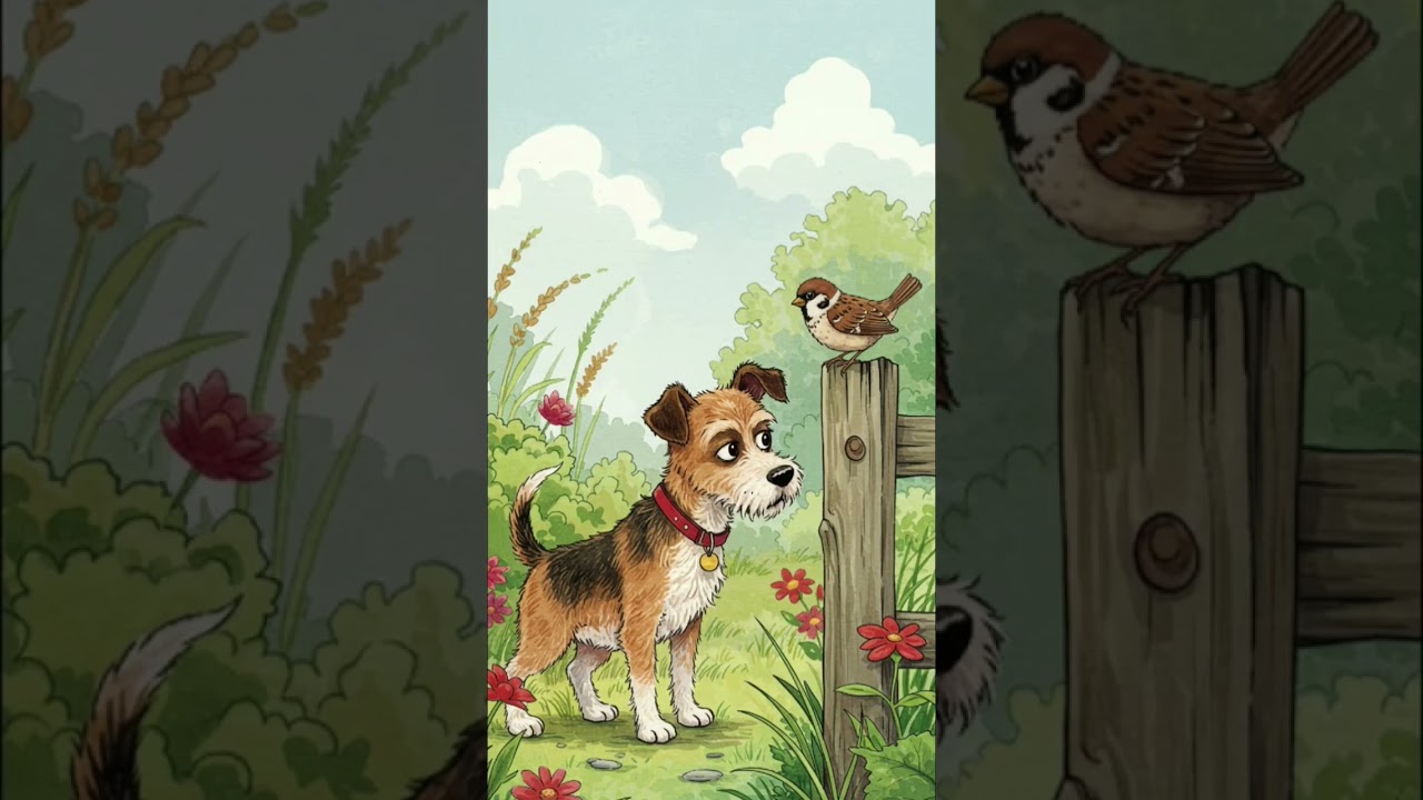 clever sparrow Urdu story childhood stories 