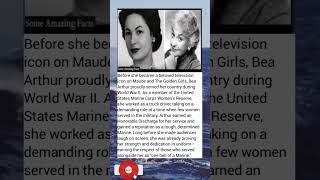 History Before The Golden Girls: Bea Arthur’s Incredible WWII Marine Story | Hidden History