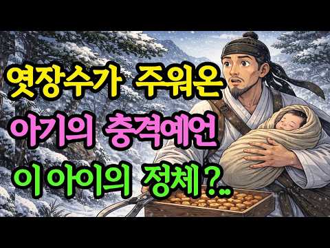[도담야담]✂️엿장수가 주워온 👶아기의⚡충격예언 이 아이의 정체? #옛날이야기 #민담 #야담 #전설 #전설이야기 #설화 #수면동화  #오디오북