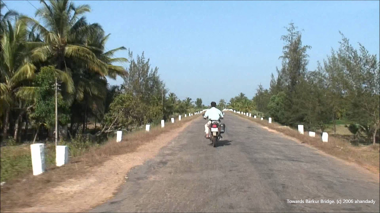 Barkur Bridge over river Sita Brahmavar to Barkur  2006