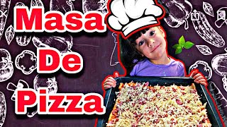 Como hacer masa de PIZZA cubana (cocinando con mi nieta)