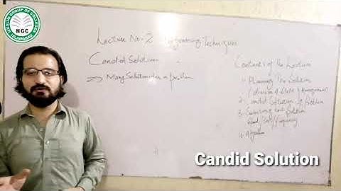 Programming Techniques Class 10th Chapter 1