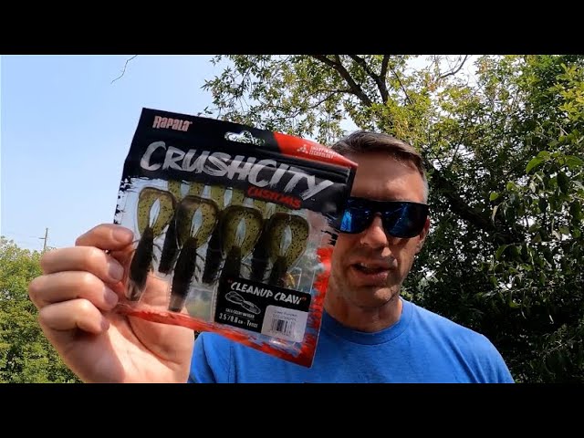 Rapala Crush City Cleanup Craw - Rapala's New Soft Plastic Bass