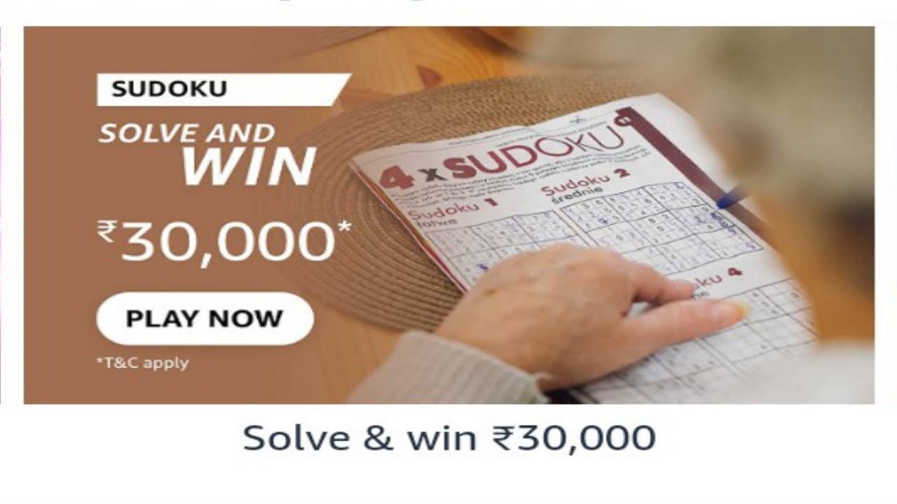 Amazon Funzone|Amazon Funzone Sudoku Answers Today|3 March| Daily Quiz Time
