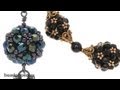 How to Make an Ornate Beaded Bead Using Right Angle Weave Double Needle Method