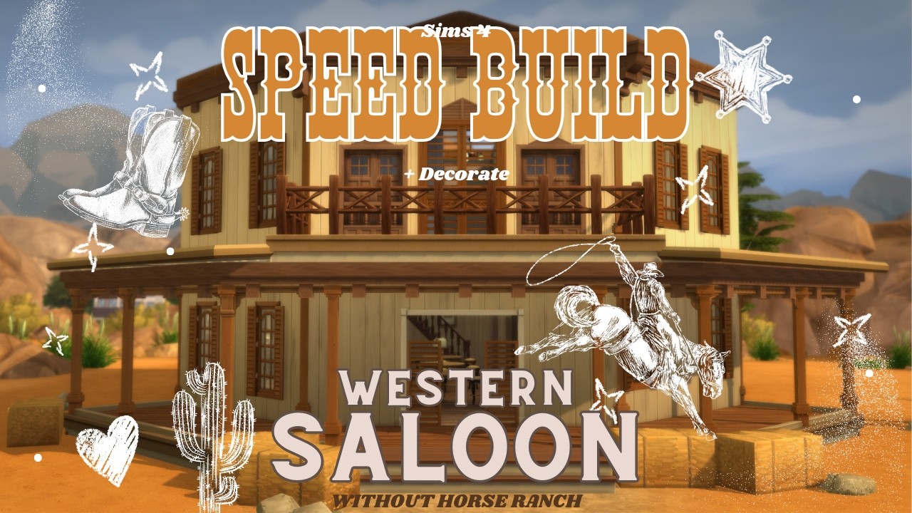 CAN I BUILD A SALOON WITHOUT THE HORSE RANCH PACK???