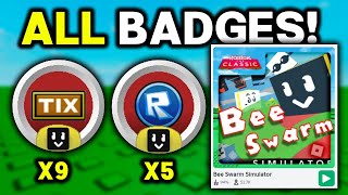 CLASSIC EVENT: BEE SWARM SIMULATOR ALL BADGES & TIX LOCATIONS!