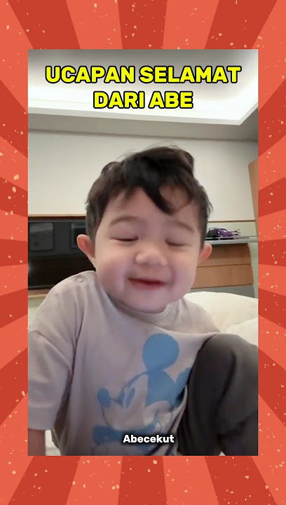 WEDDING GREETINGS FROM ABE 🥰 #abeabeabe #cutekids #cutebabies #abedaily #abecekut #shortkids