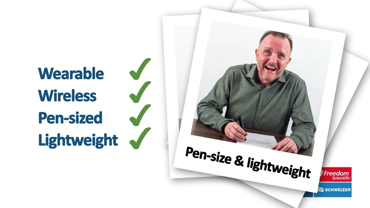 The OrCam Read. Your portable, easy to use text to speech reader.