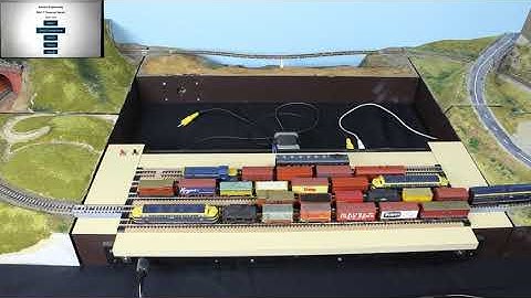Completed N Scale  Mini T-Trak Traverser