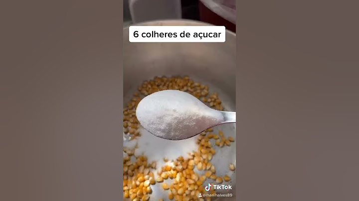 Como fazer pipoca doce